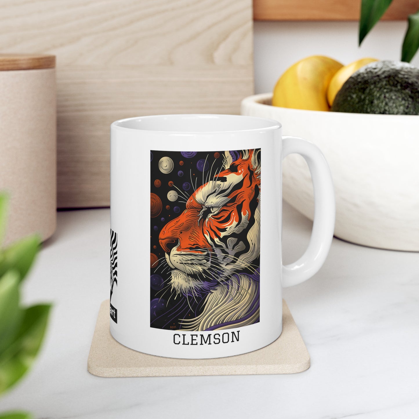 Clemson 02 - Ceramic Mug, (11oz)