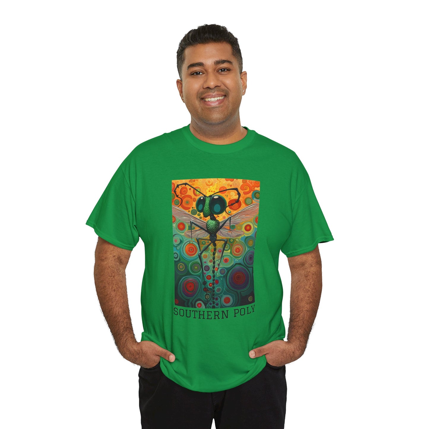 Southern Poly 01F - Unisex Heavy Cotton Tee - Image on the Front