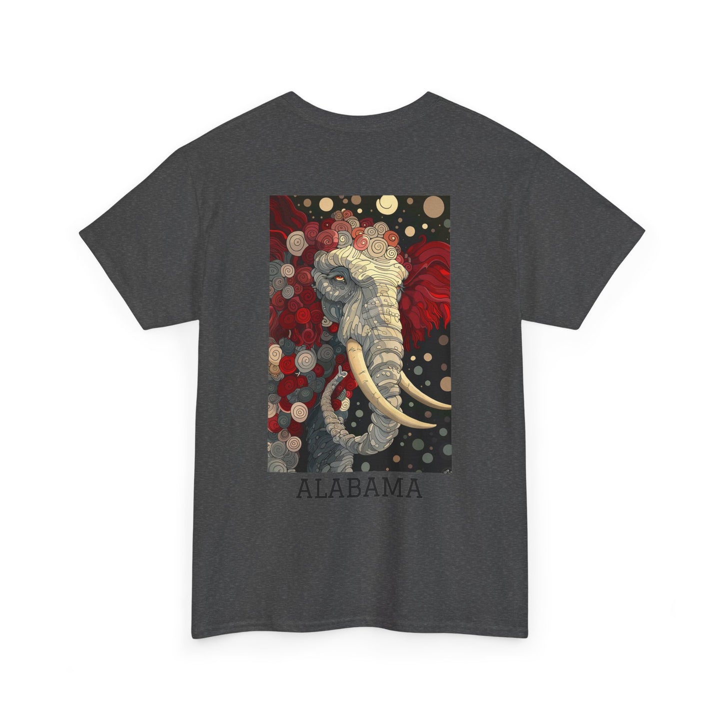 Alabama 01B - Unisex Heavy Cotton Tee - Image on the Back