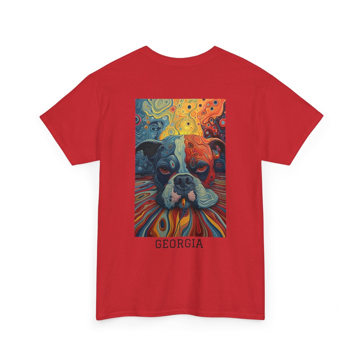 Georgia 03B - Unisex Heavy Cotton Tee - Image on the Back