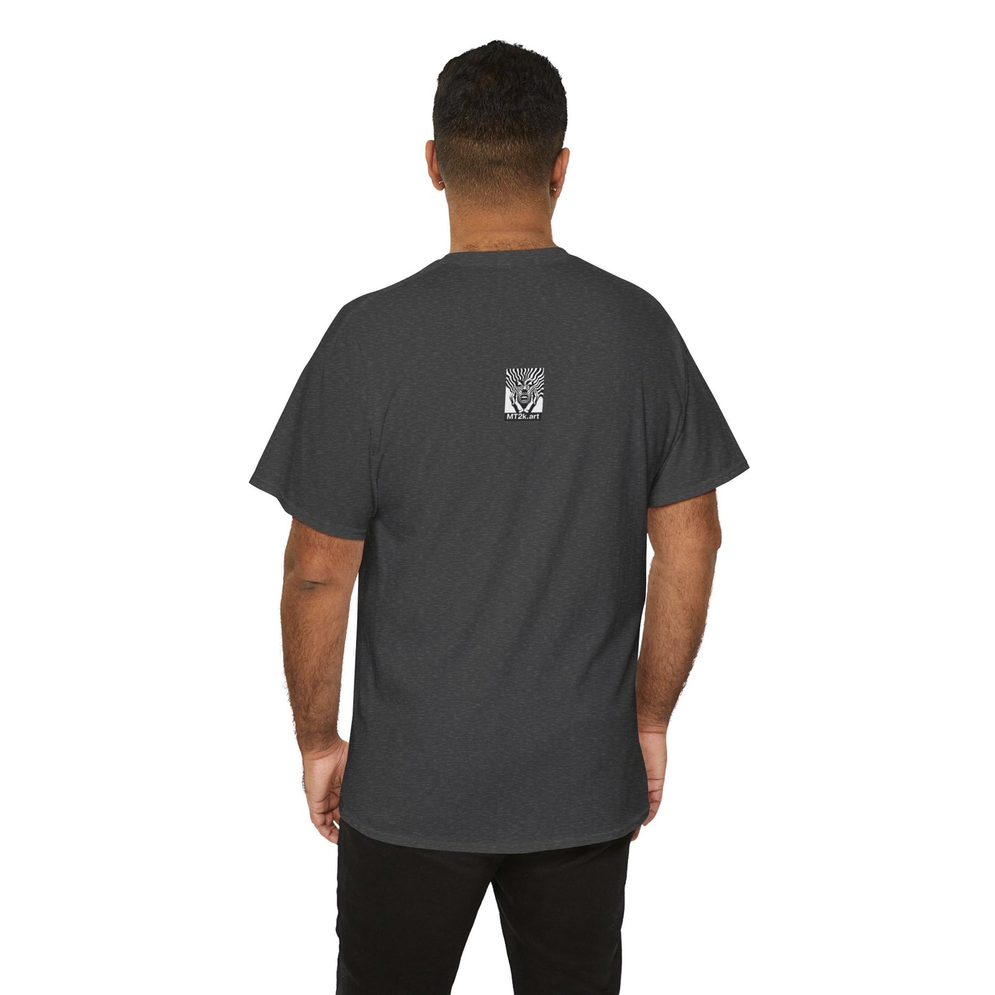 Clemson 01F - Unisex Heavy Cotton Tee - Image on the Front