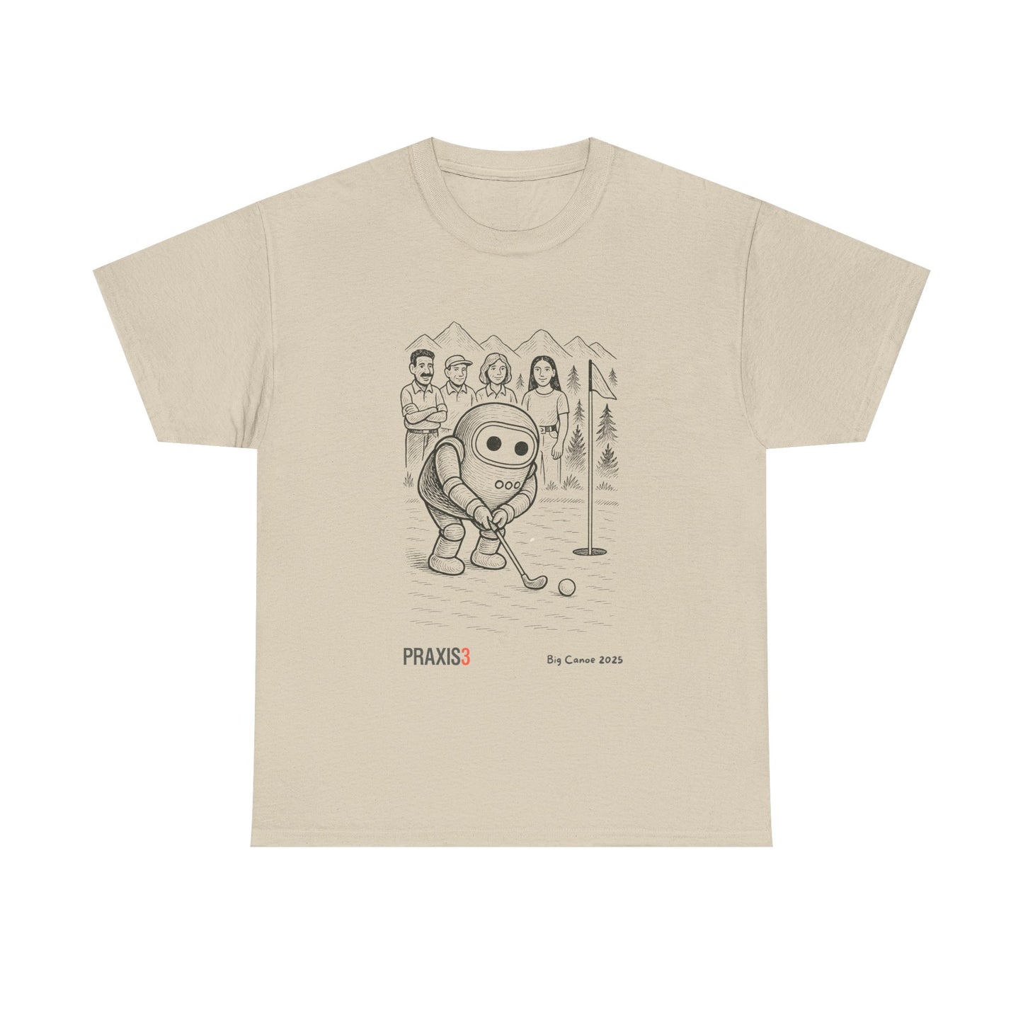 P3 Big Canoe 2025 - Praxi goes golfing line art