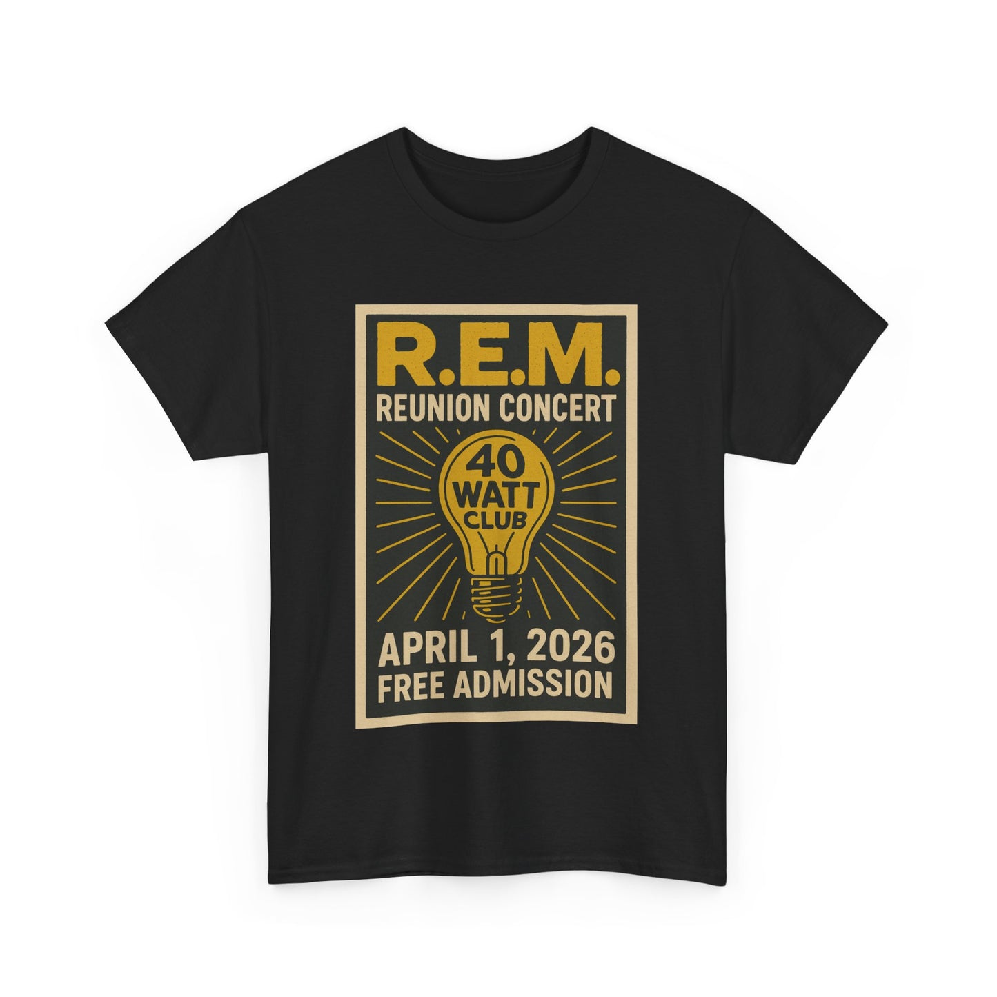 R.E.M. Reunion Concert Shirt v2