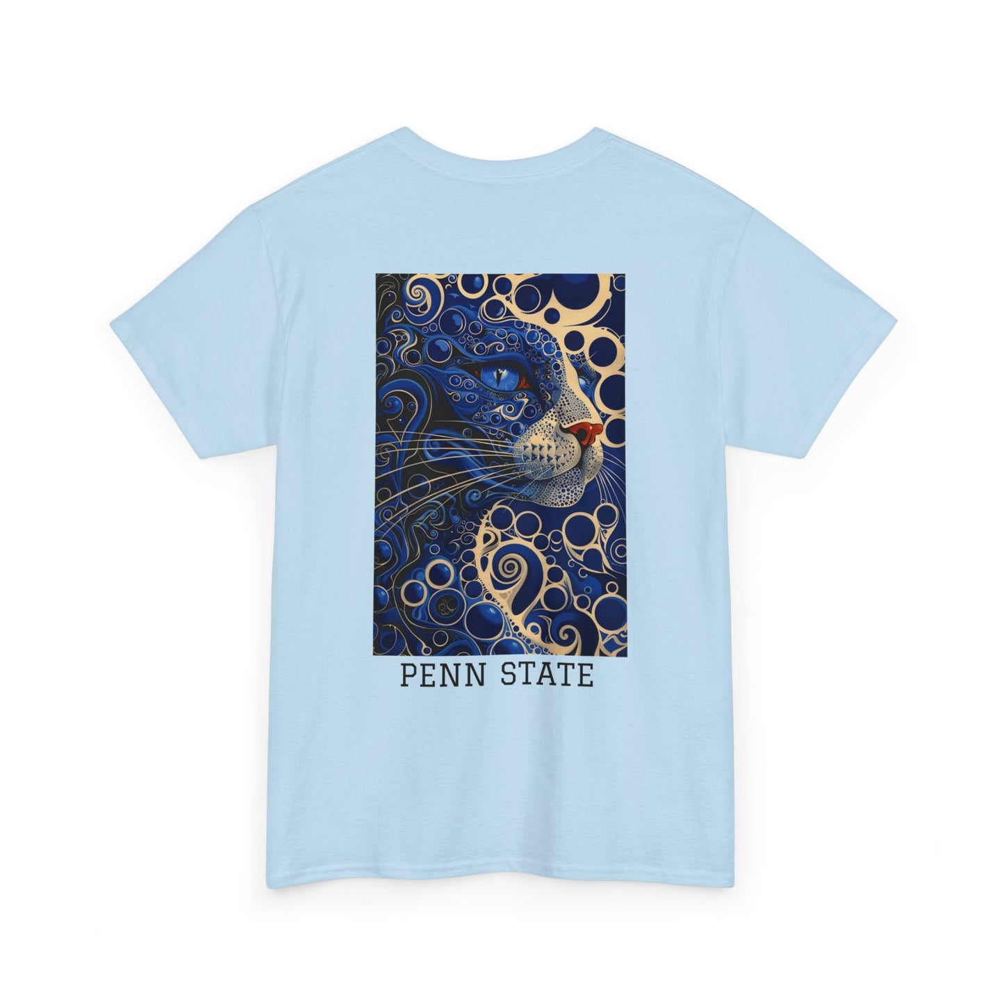 Penn State 01B - Unisex Heavy Cotton Tee - Image on the Back