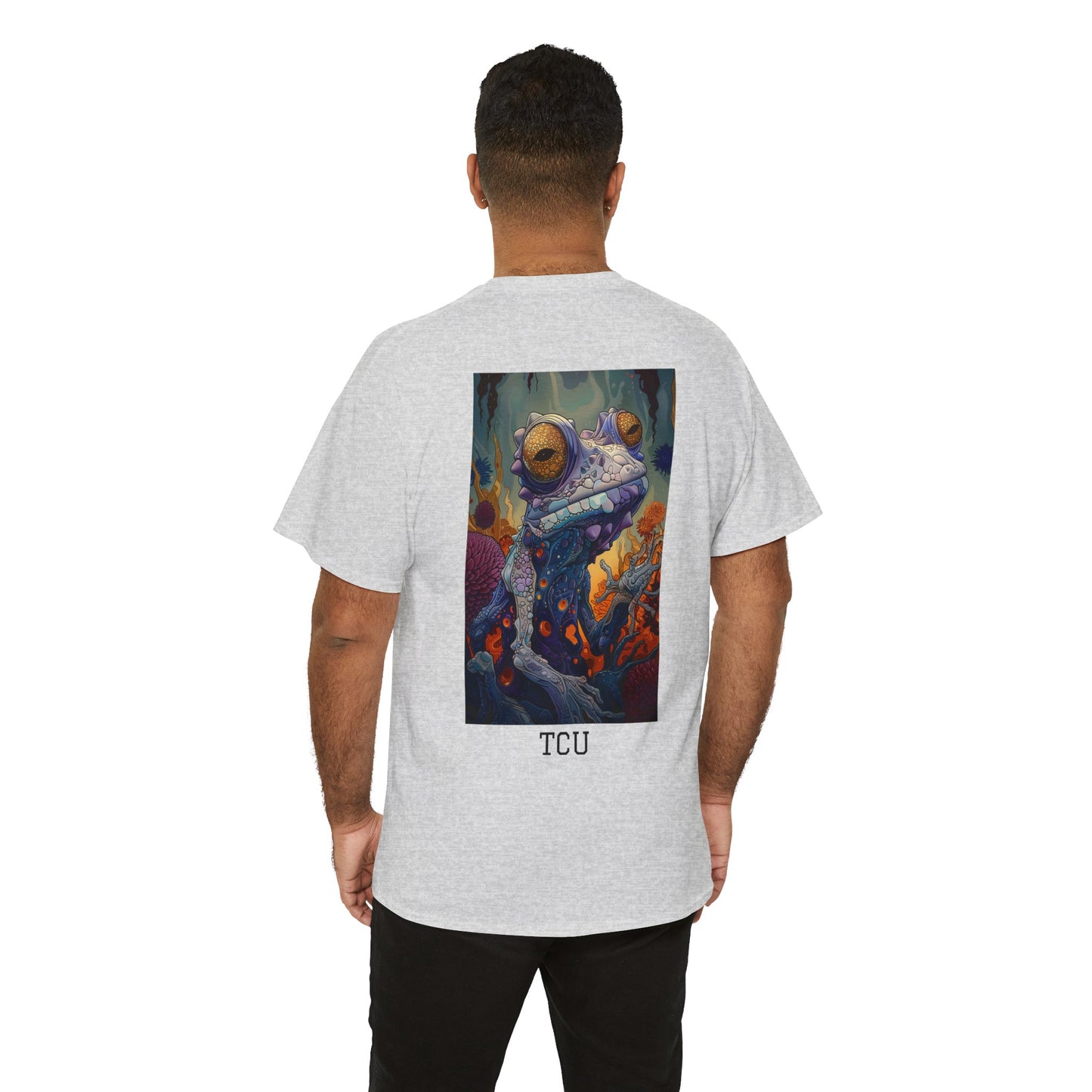 TCU 01B - Unisex Heavy Cotton Tee - Image on the Back