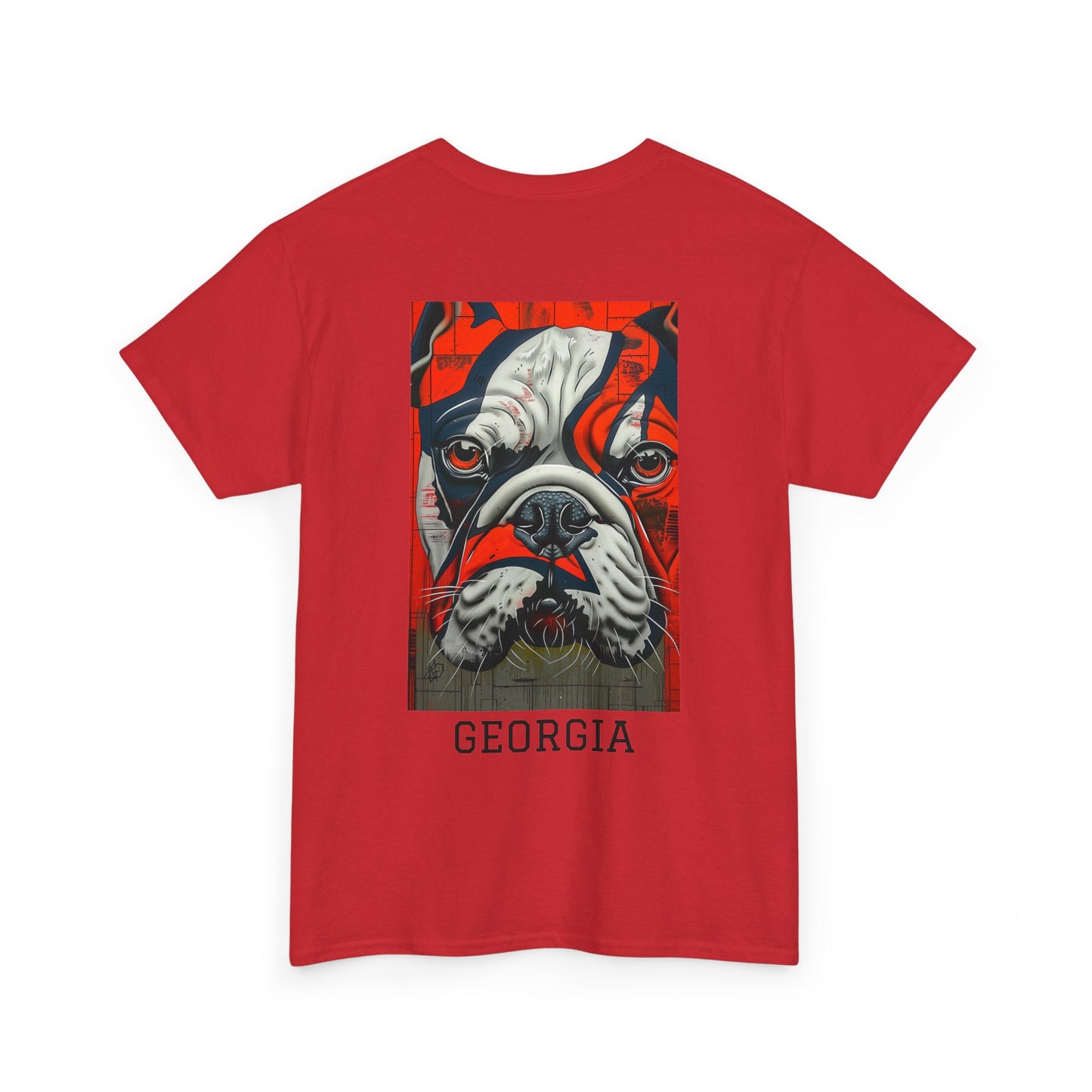 Georgia 01B - Unisex Heavy Cotton Tee - Image on the Back