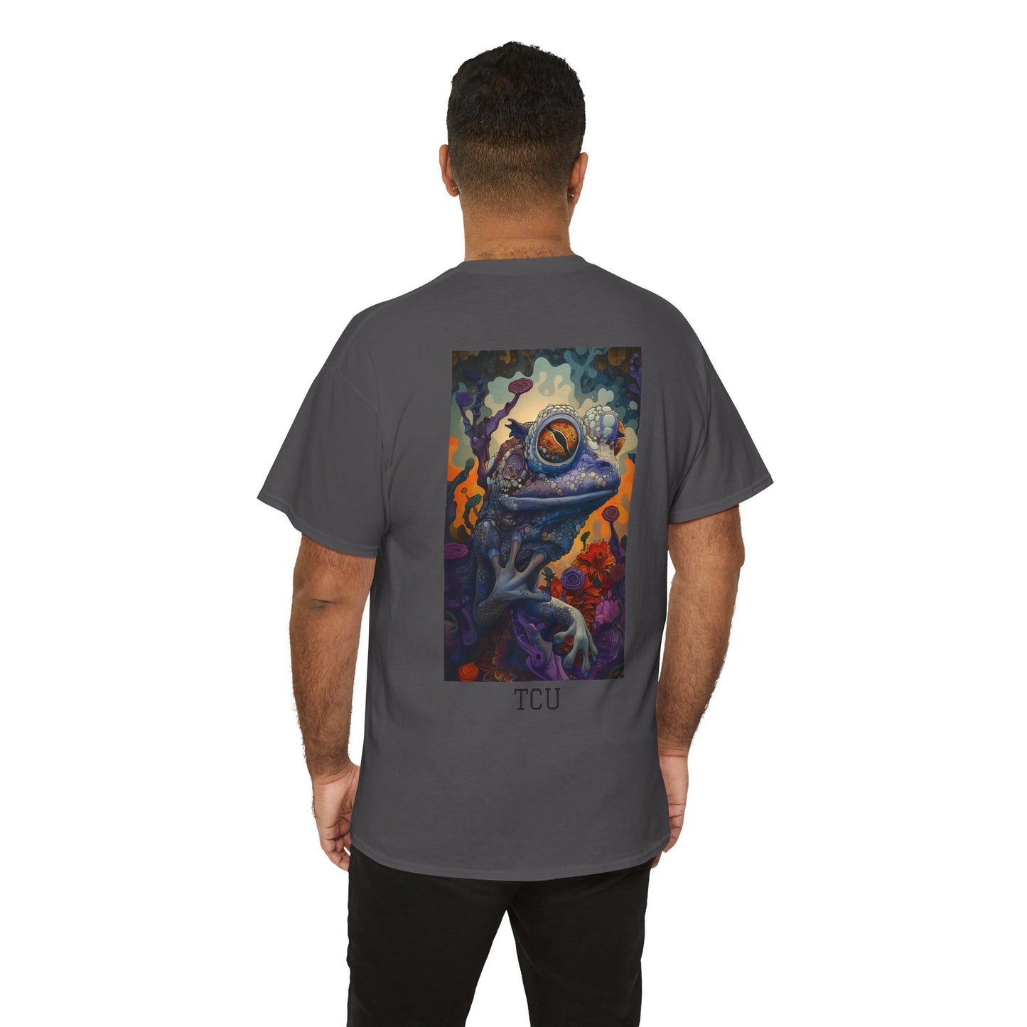 TCU 02B - Unisex Heavy Cotton Tee - Image on the Back
