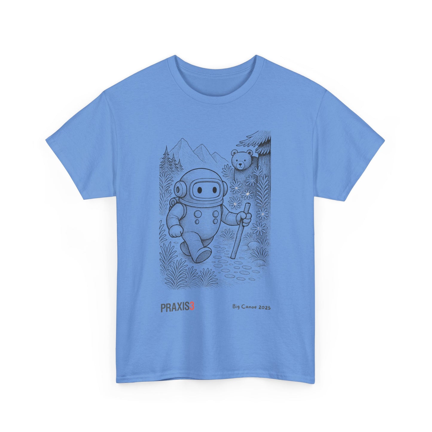 P3 Big Canoe 2025 - Praxi goes hiking line art