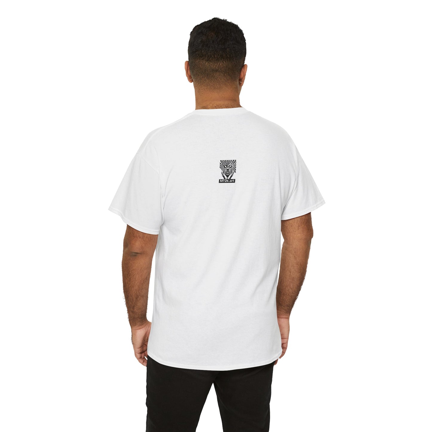 Clemson 02F - Unisex Heavy Cotton Tee - Image on the Front