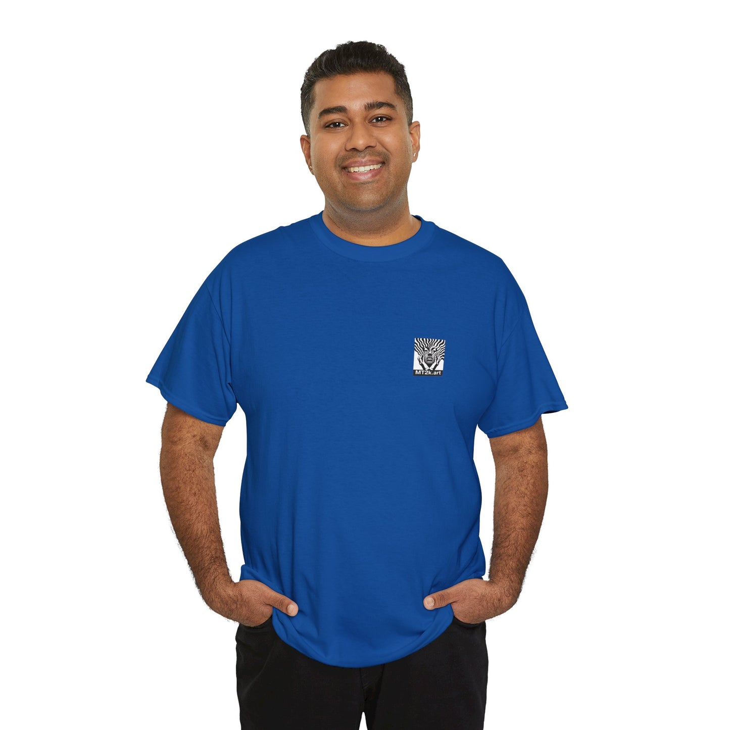 Michigan 02B - Unisex Heavy Cotton Tee - Image on the Back