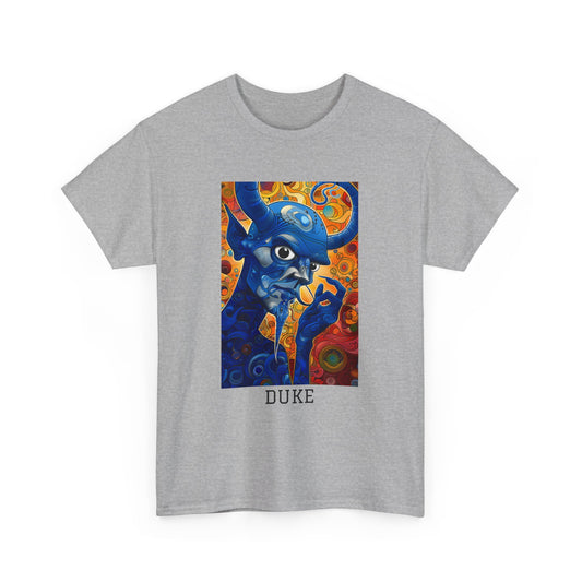 Duke 01F - Unisex Heavy Cotton Tee - Image on the Front