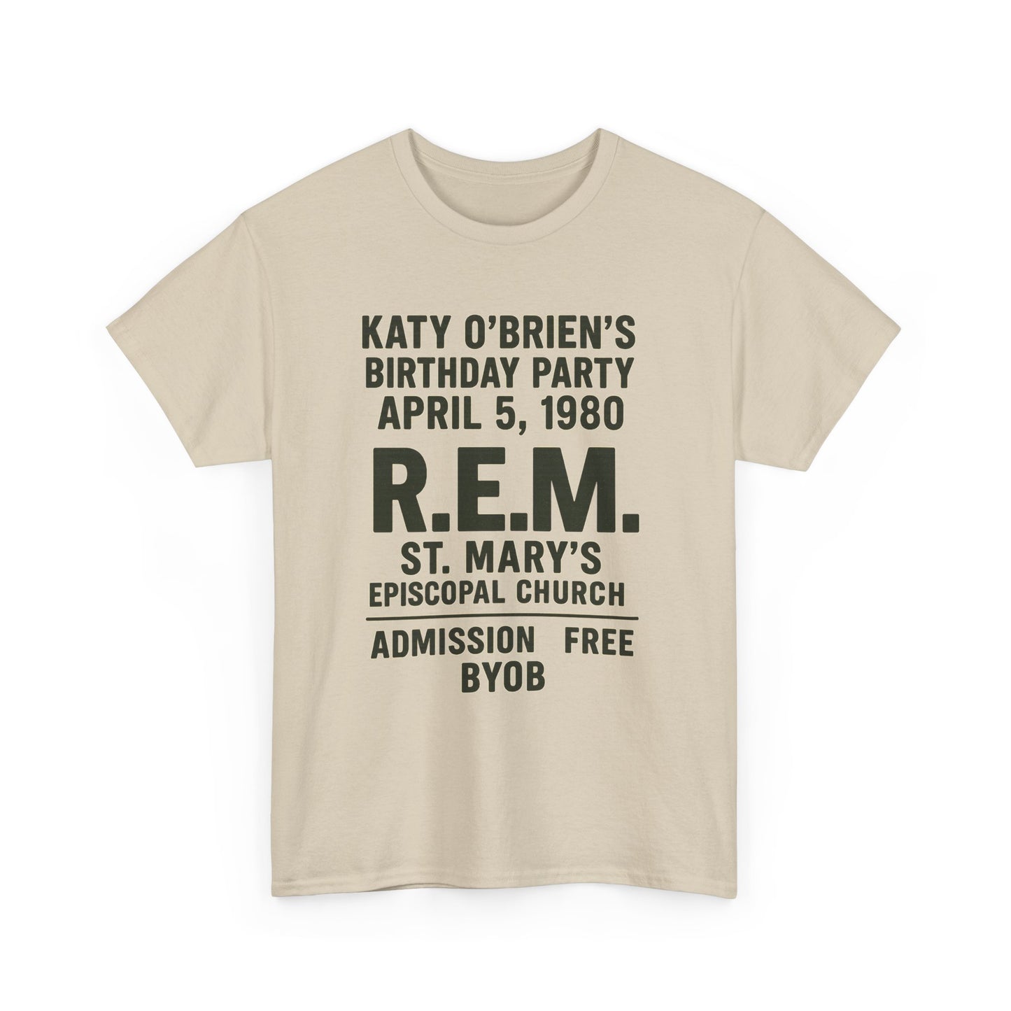 R.E.M. First Concert Shirt