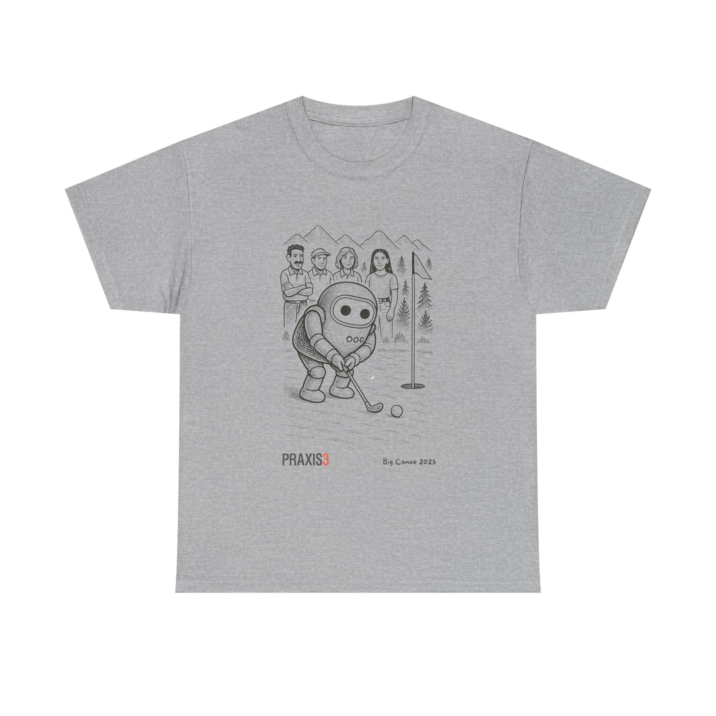 P3 Big Canoe 2025 - Praxi goes golfing line art