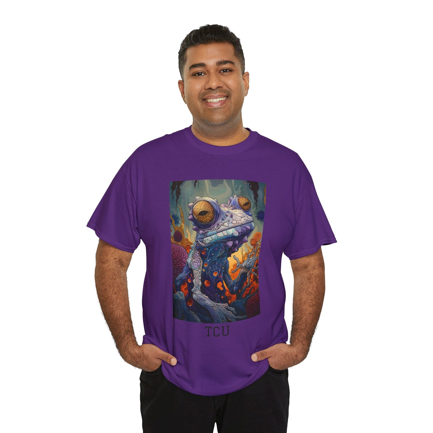 TCU 01F - Unisex Heavy Cotton Tee - Image on the Front