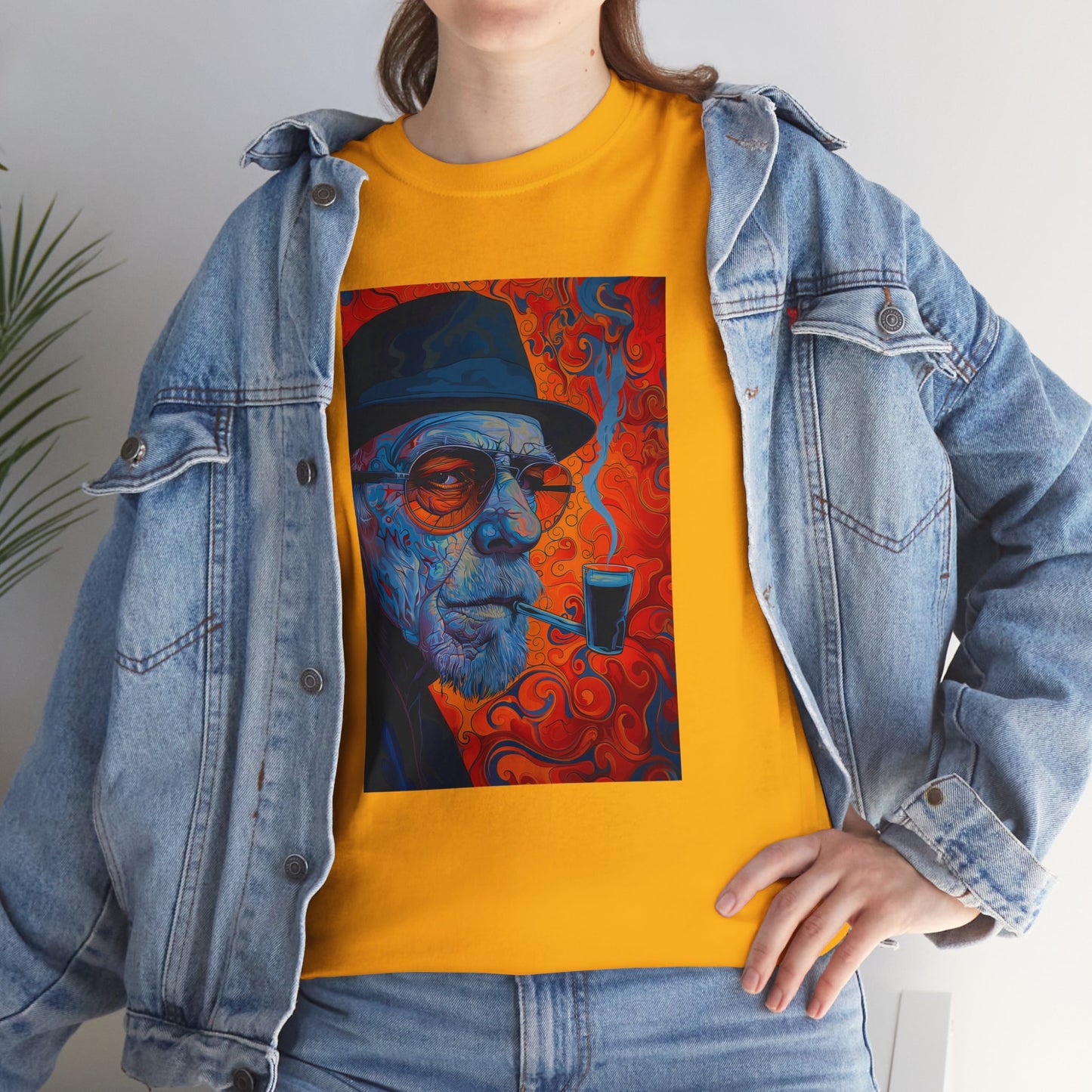 Heisenberg 01F - Unisex Heavy Cotton Tee - Image on the Front