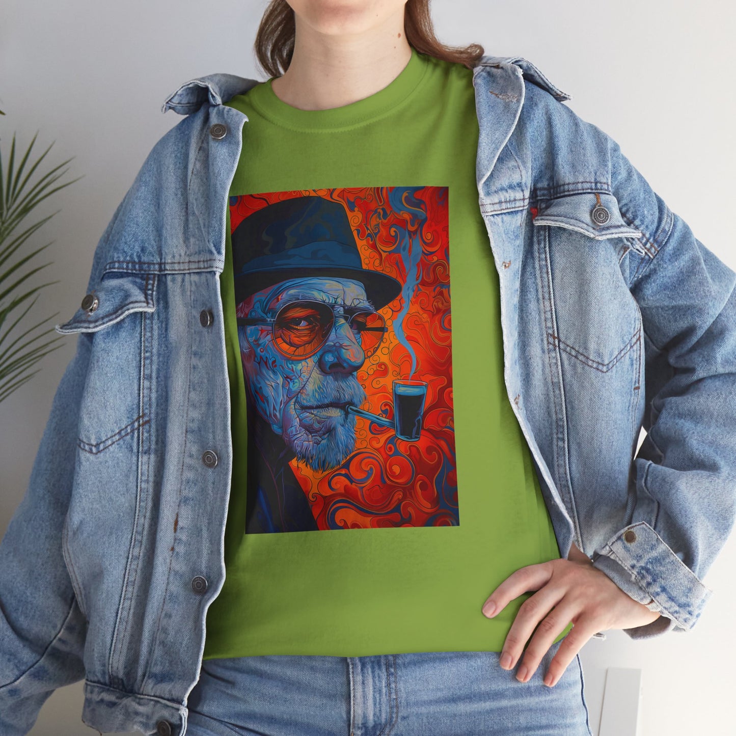 Heisenberg 01F - Unisex Heavy Cotton Tee - Image on the Front