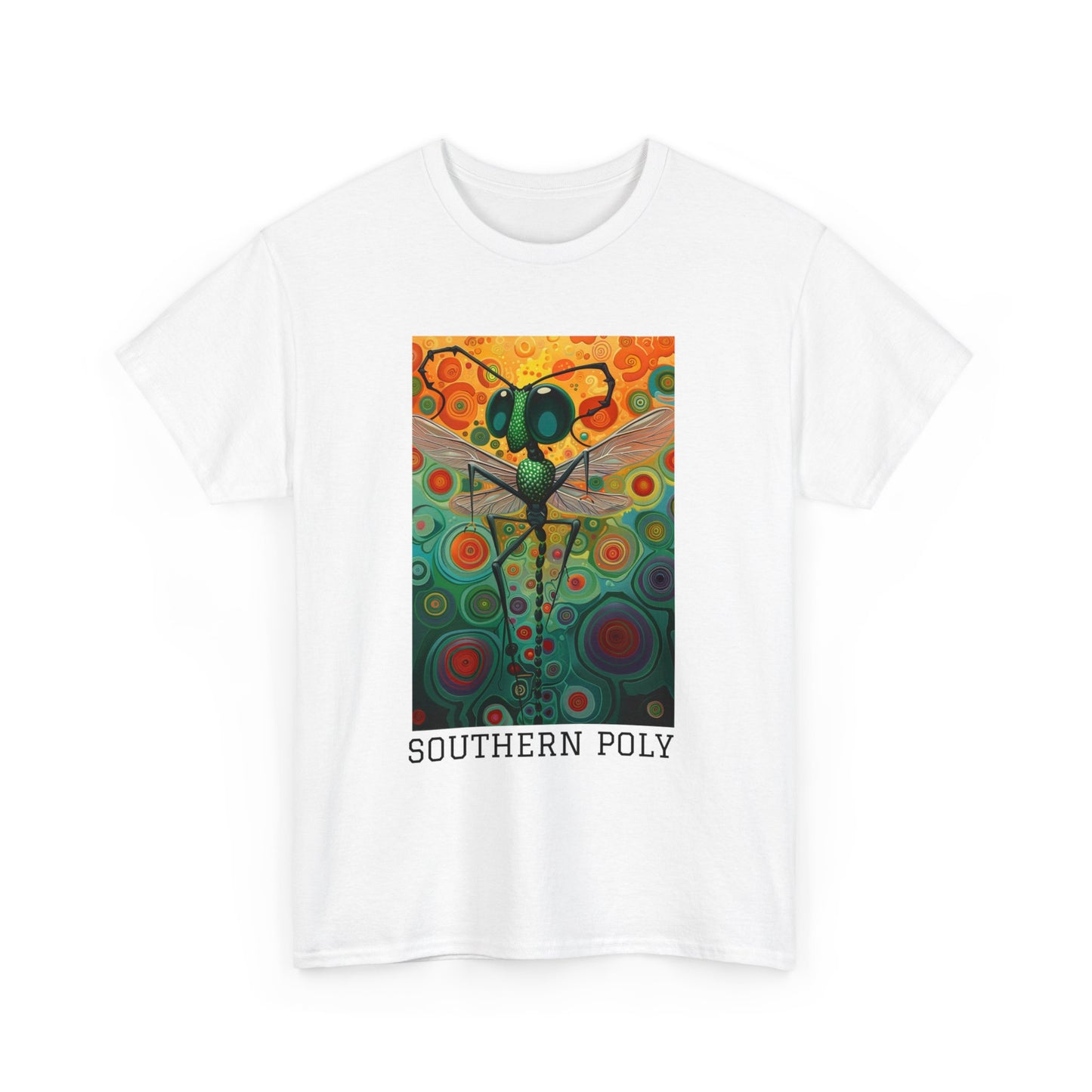 Southern Poly 01F - Unisex Heavy Cotton Tee - Image on the Front