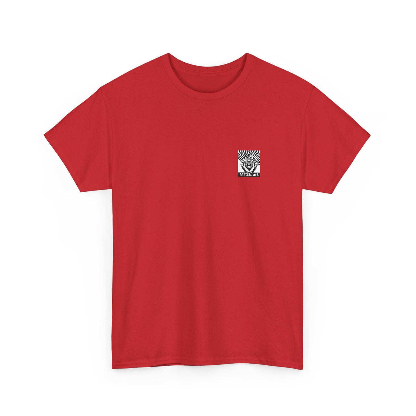 Ole Miss 01B - Unisex Heavy Cotton Tee - Image on the Back