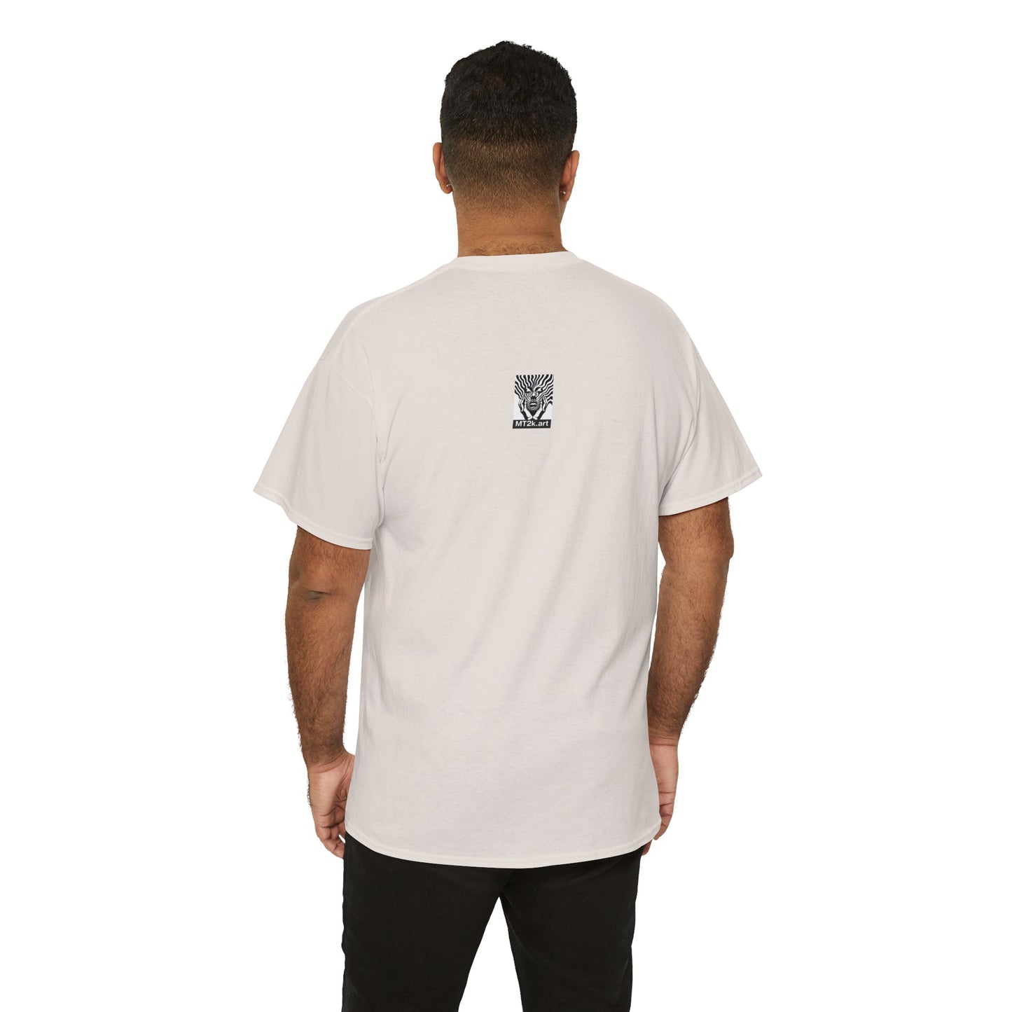 LSU 01F - Unisex Heavy Cotton Tee - Image on the Front