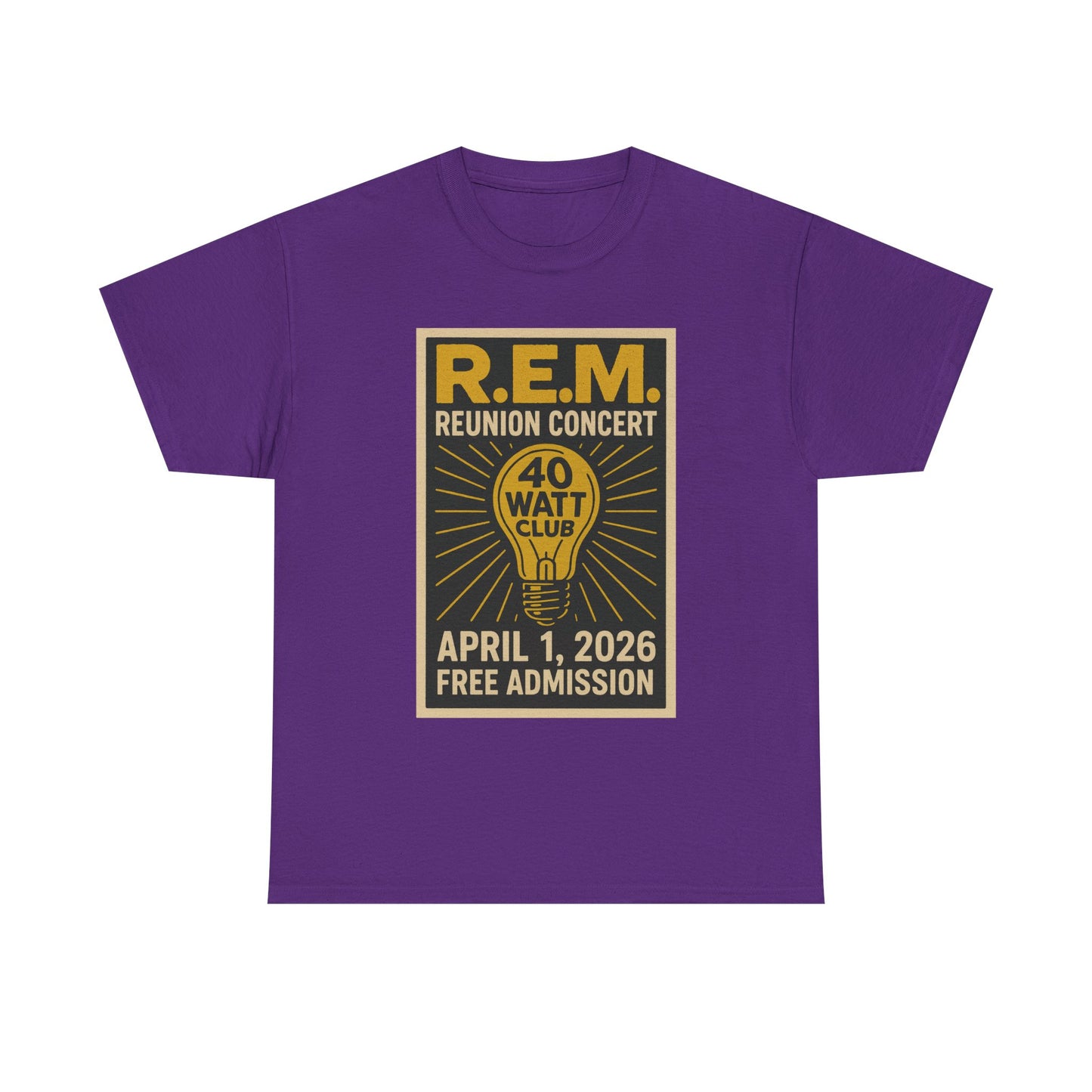 R.E.M. Reunion Concert Shirt v2