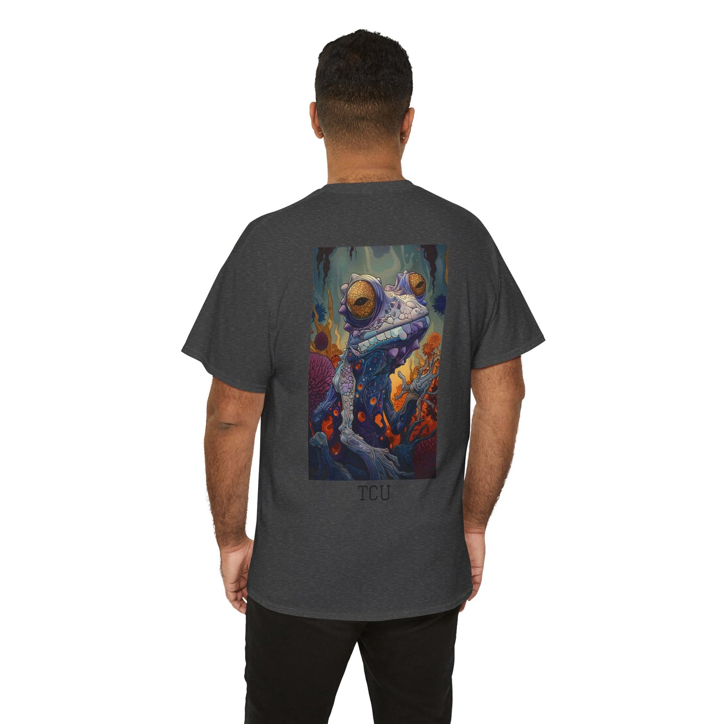 TCU 01B - Unisex Heavy Cotton Tee - Image on the Back