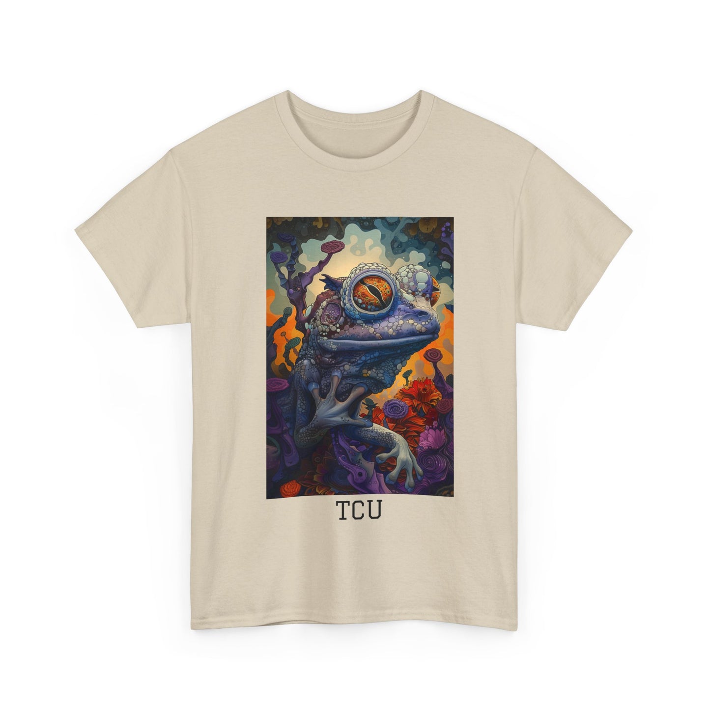 TCU 02F - Unisex Heavy Cotton Tee - Image on the Front