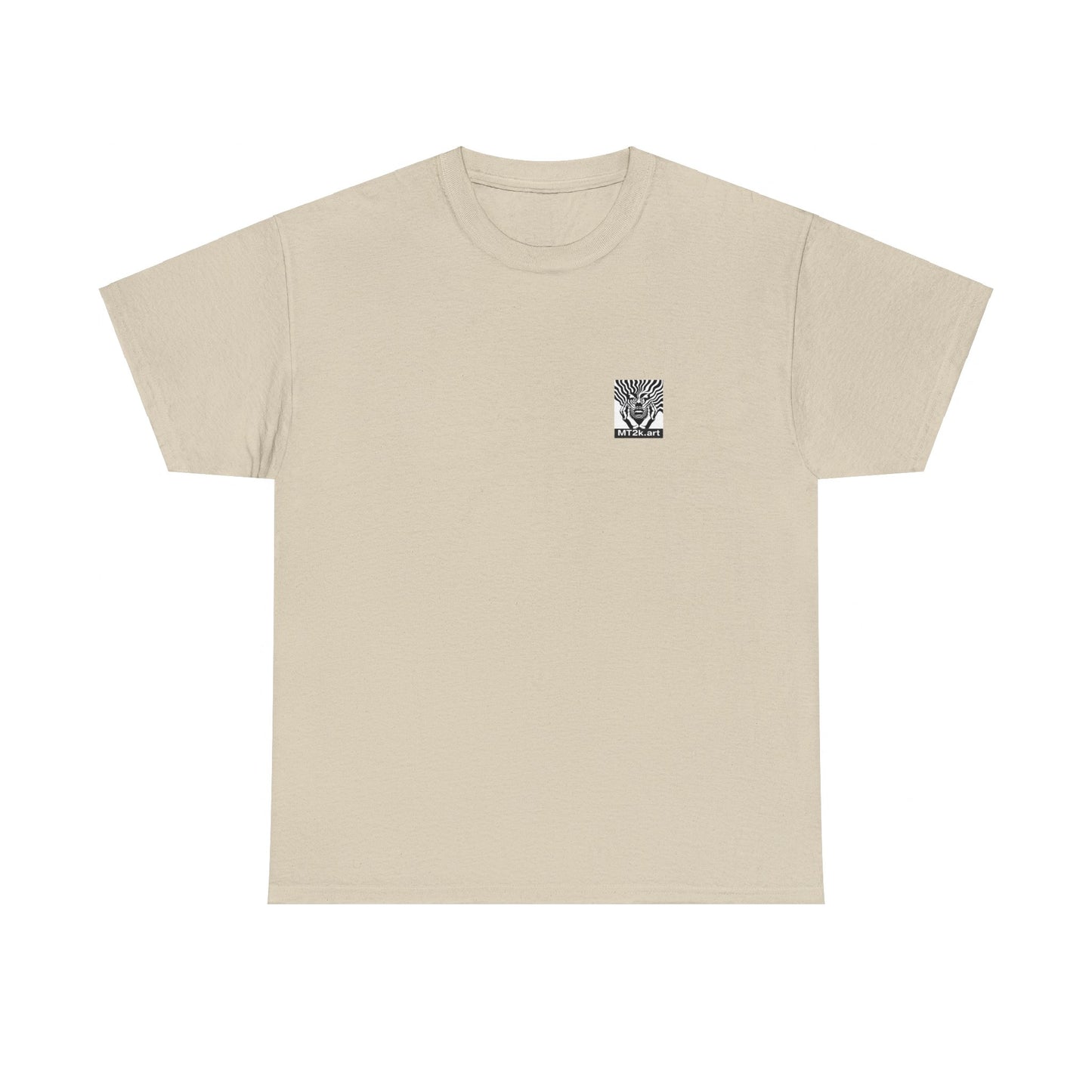 Ohio State 01B - Unisex Heavy Cotton Tee - Image on the Back