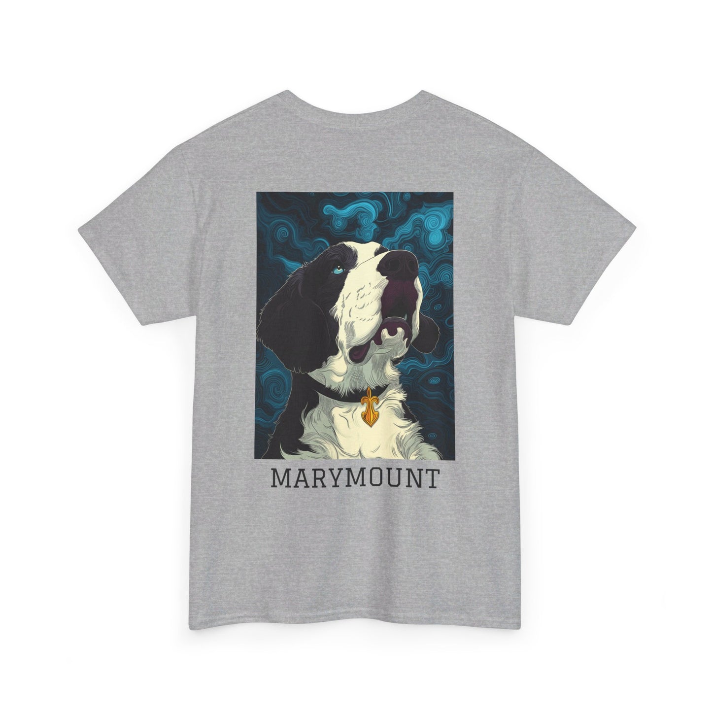 Marymount 01B - Unisex Heavy Cotton Tee - Image on the Back