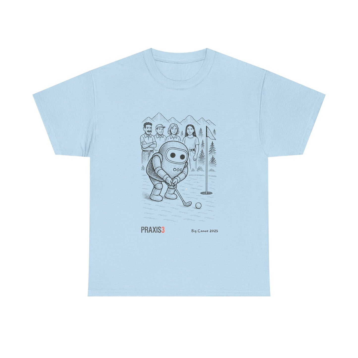 P3 Big Canoe 2025 - Praxi goes golfing line art