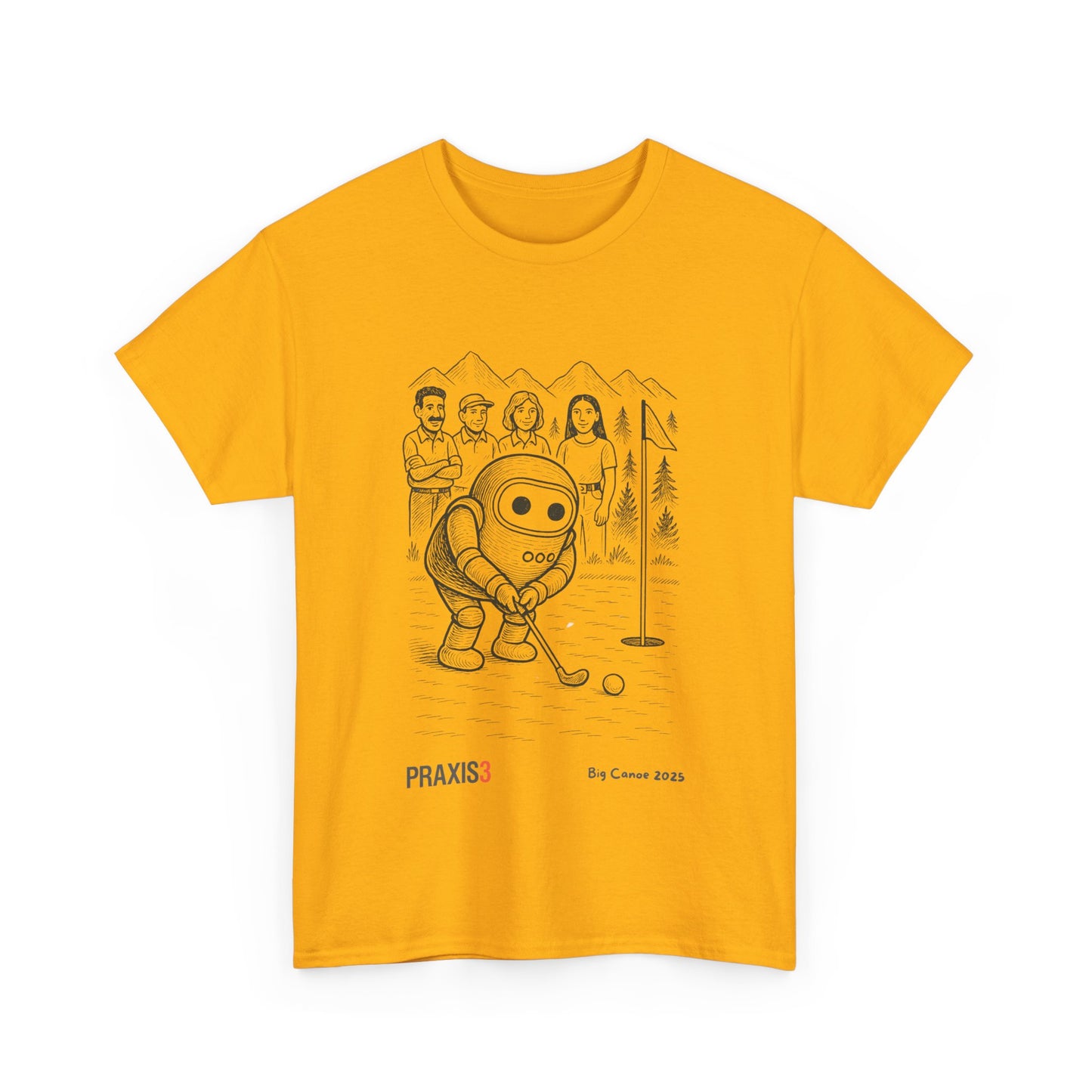 P3 Big Canoe 2025 - Praxi goes golfing line art