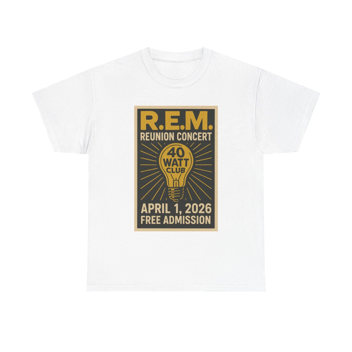 R.E.M. Reunion Concert Shirt v2