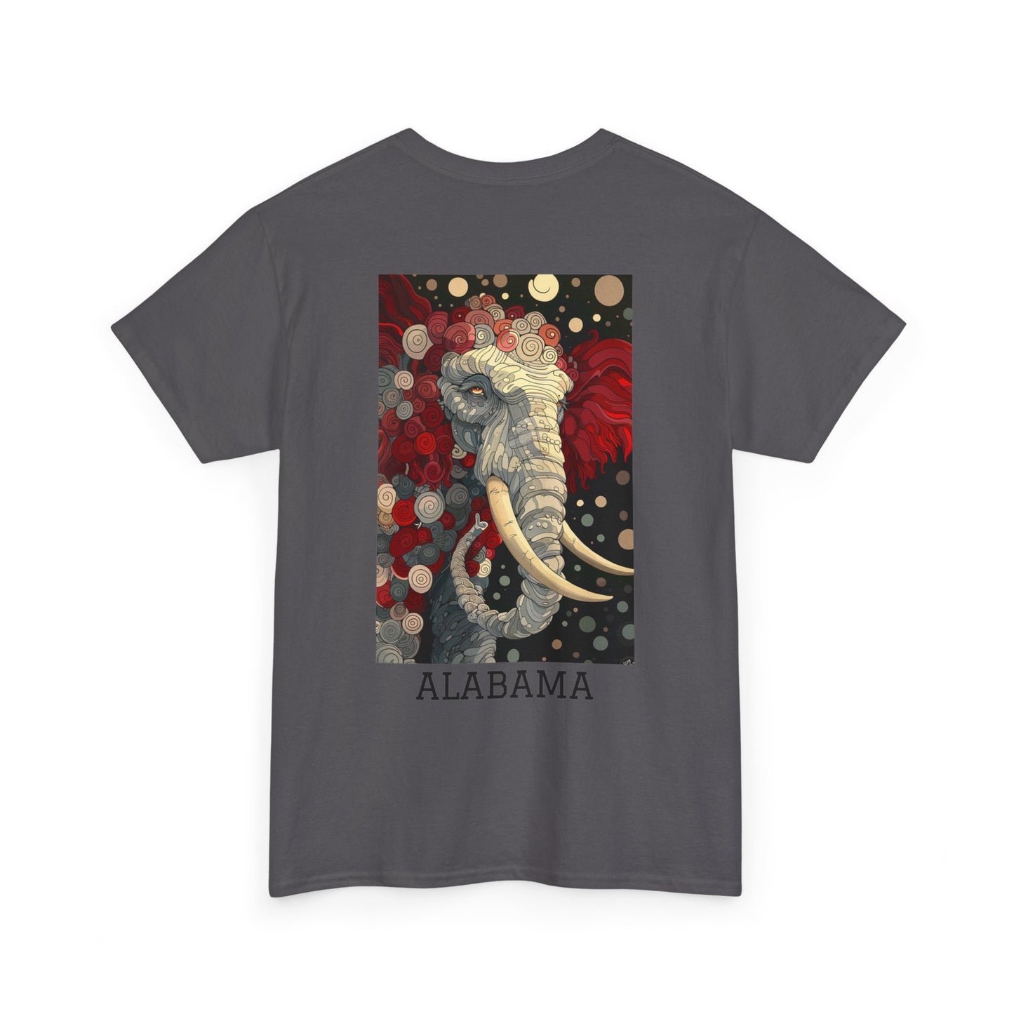 Alabama 01B - Unisex Heavy Cotton Tee - Image on the Back