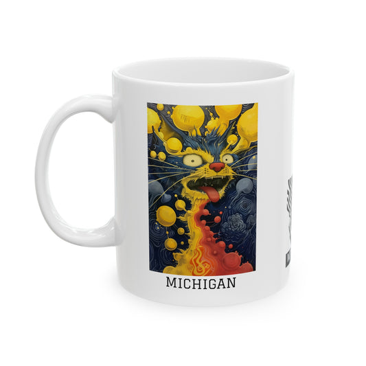 Michigan 01 - Ceramic Mug, (11oz)