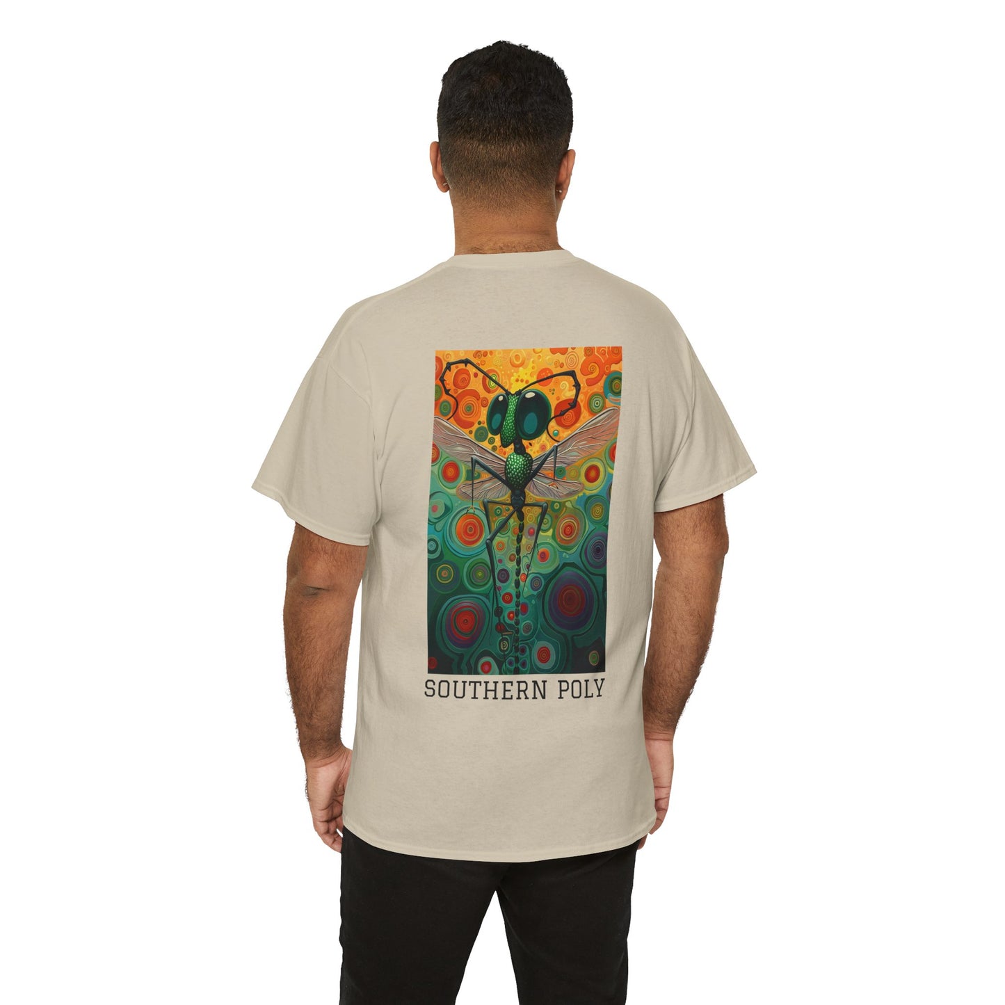 Southern Poly 01B - Unisex Heavy Cotton Tee - Image on the Back