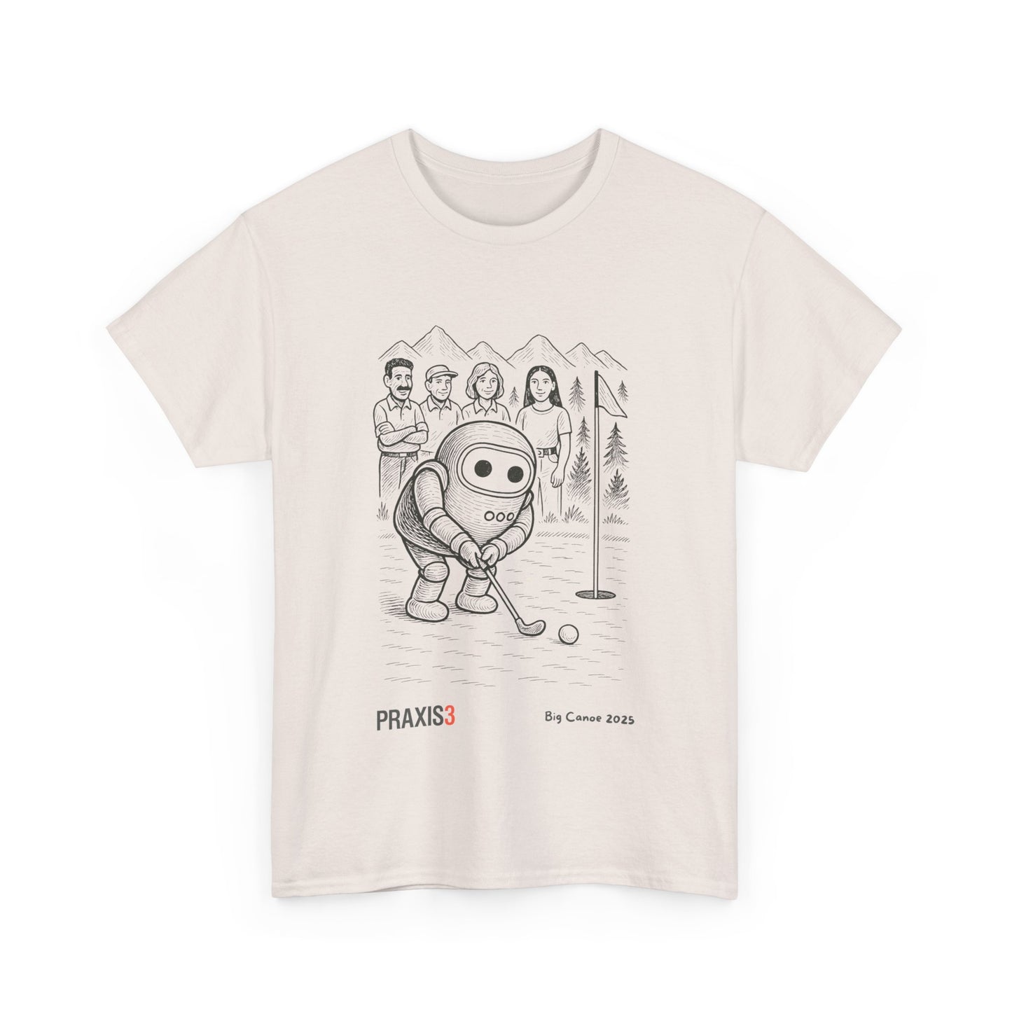 P3 Big Canoe 2025 - Praxi goes golfing line art