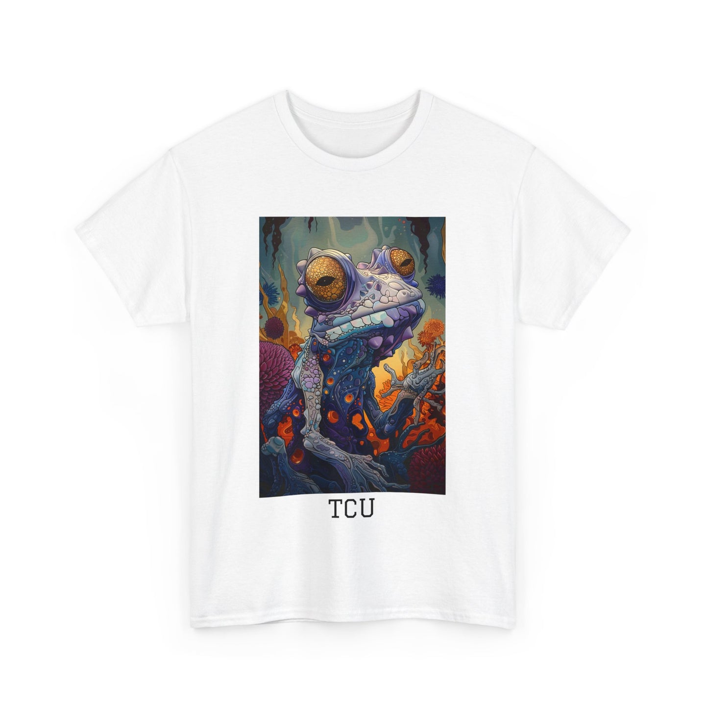 TCU 01F - Unisex Heavy Cotton Tee - Image on the Front
