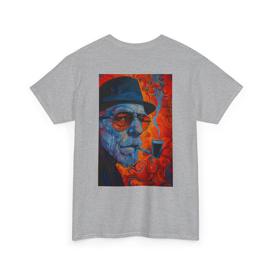 Heisenberg 01B - Unisex Heavy Cotton Tee - Image on the Back