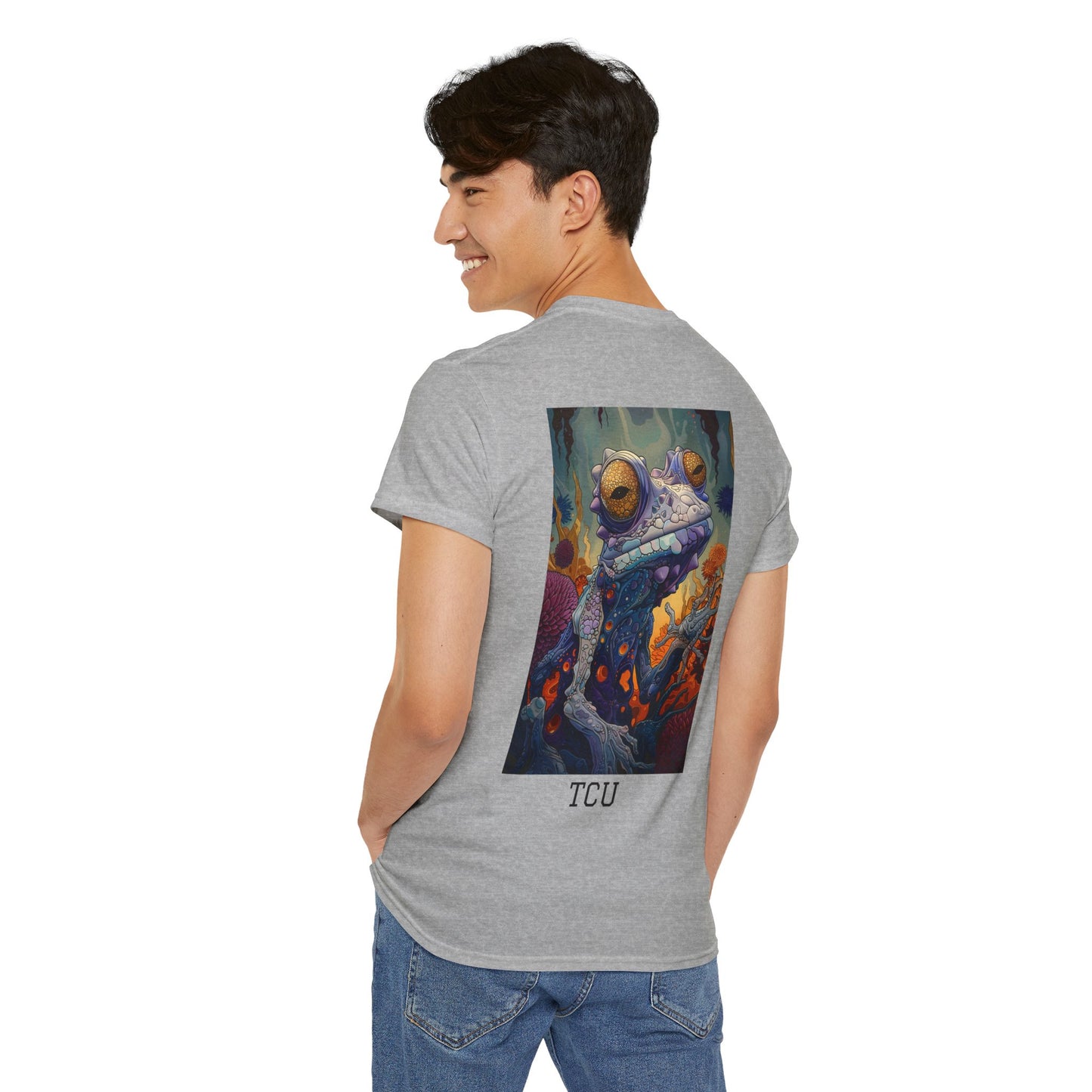 TCU 01B - Unisex Heavy Cotton Tee - Image on the Back
