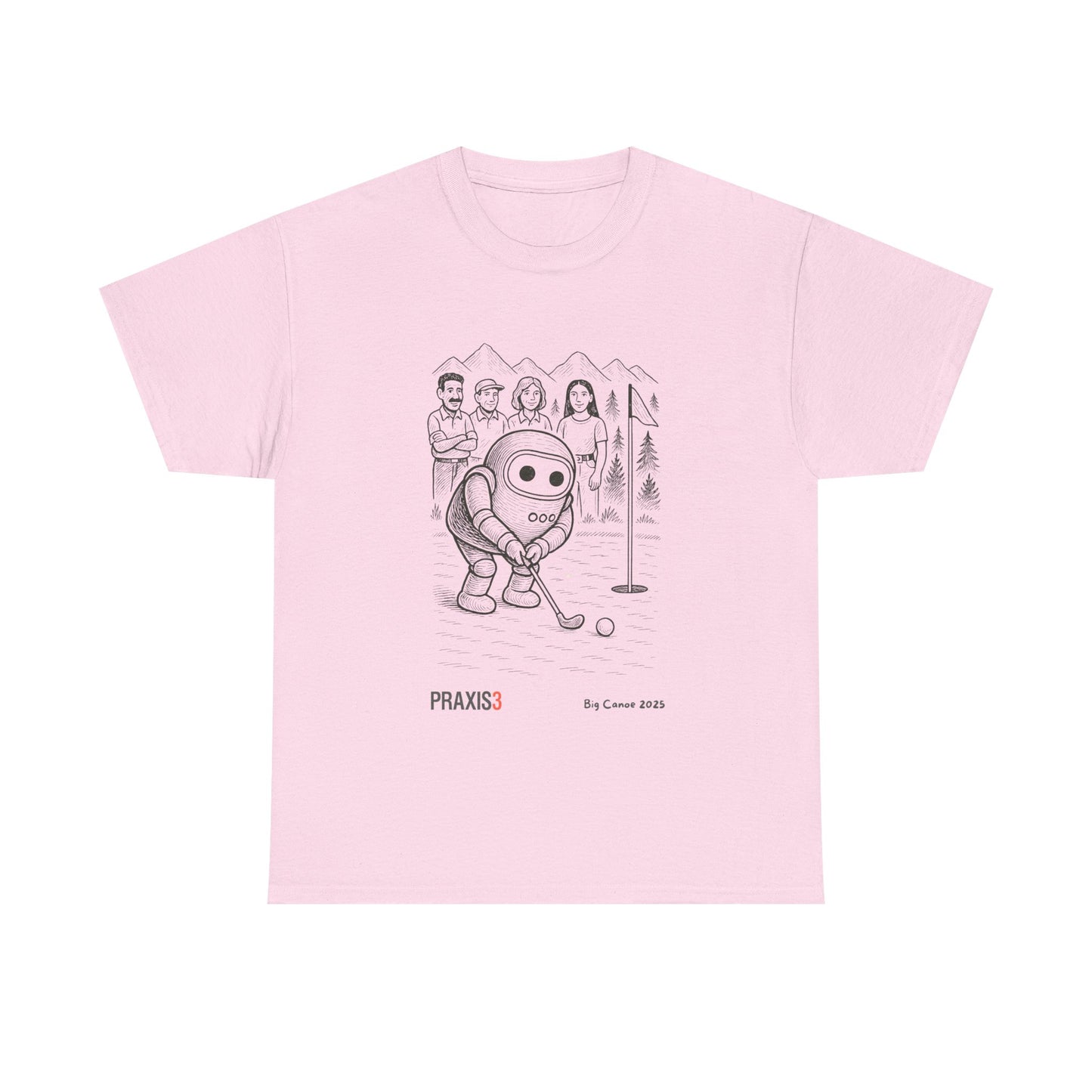 P3 Big Canoe 2025 - Praxi goes golfing line art