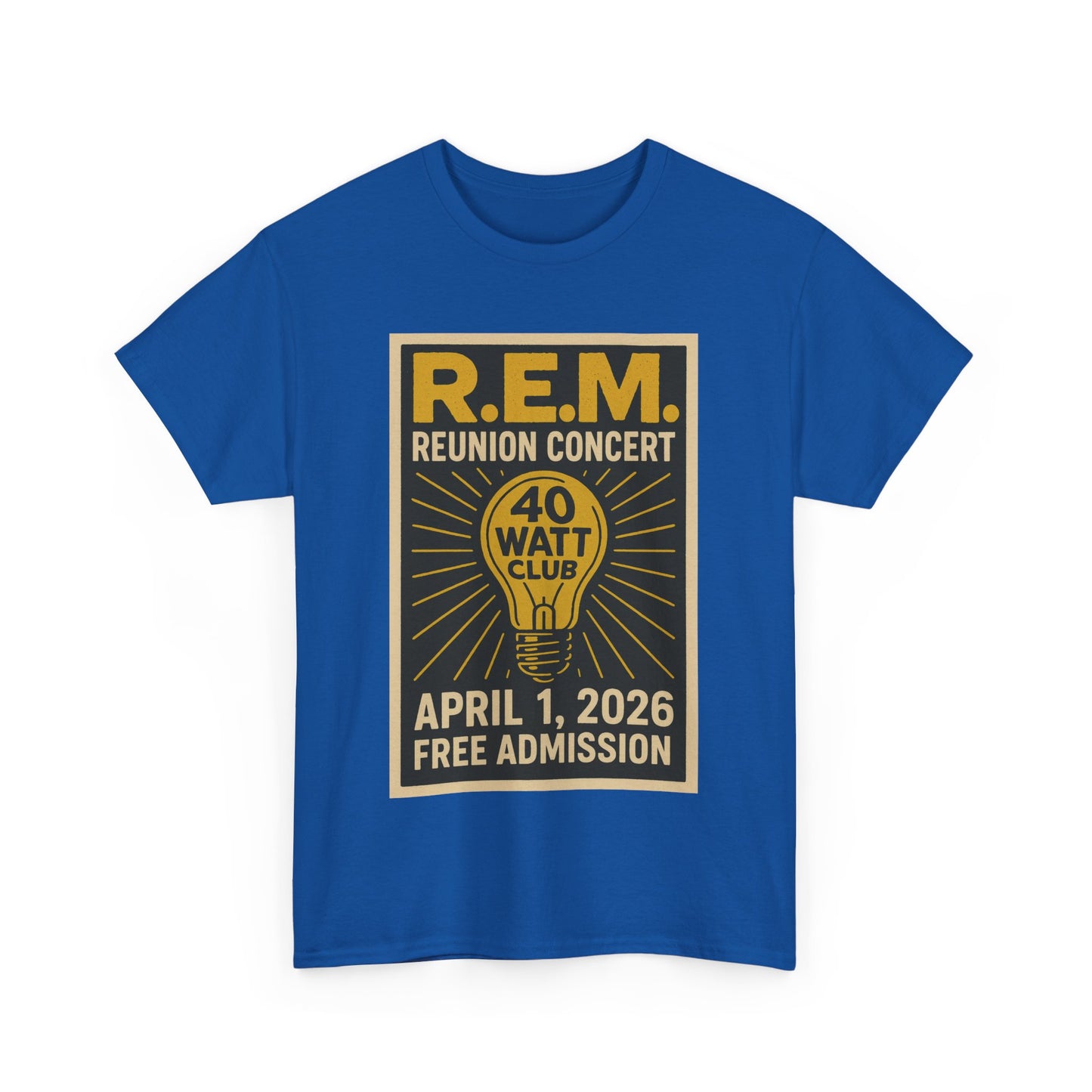 R.E.M. Reunion Concert Shirt v2