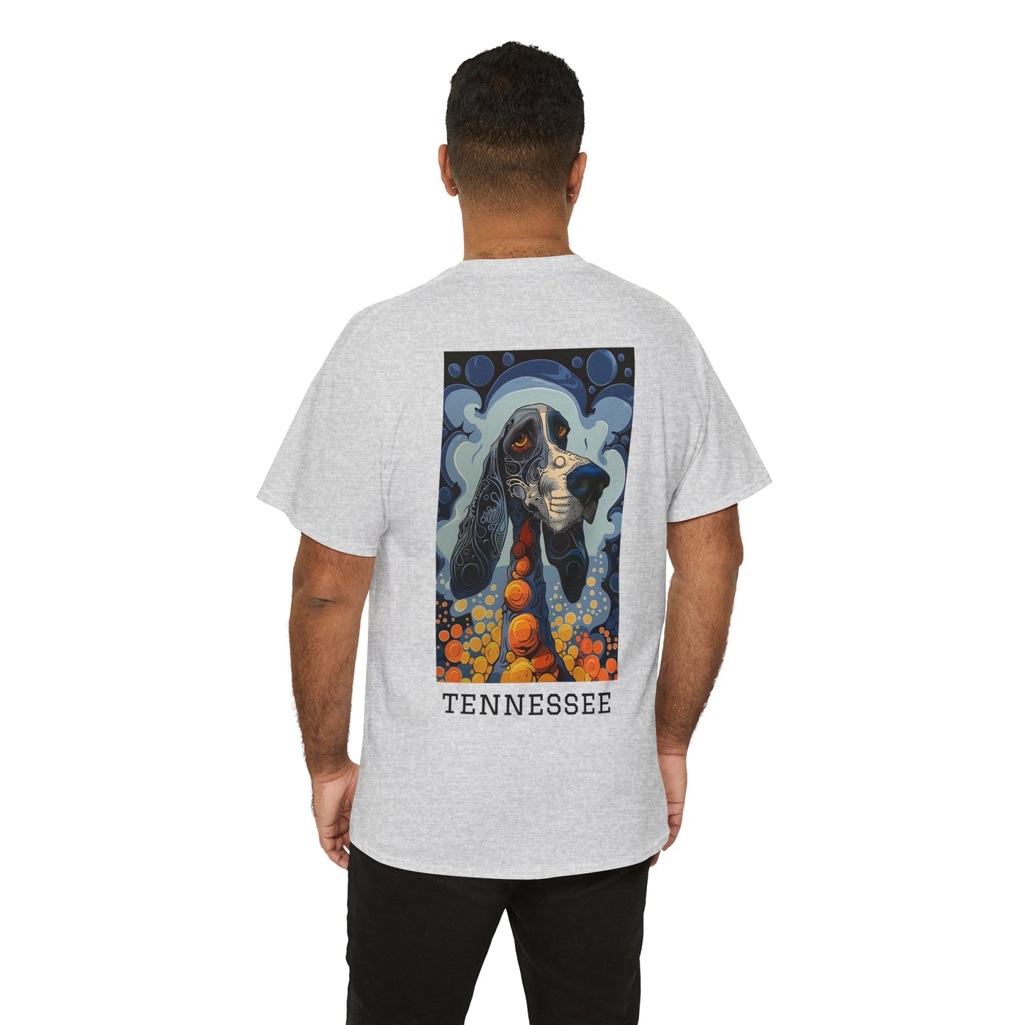 Tennessee 01B - Unisex Heavy Cotton Tee - Image on the Back