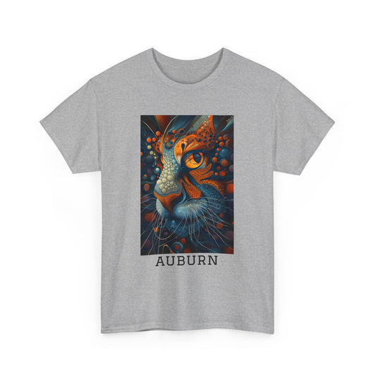 Auburn 01F - Unisex Heavy Cotton Tee - Image on the Front