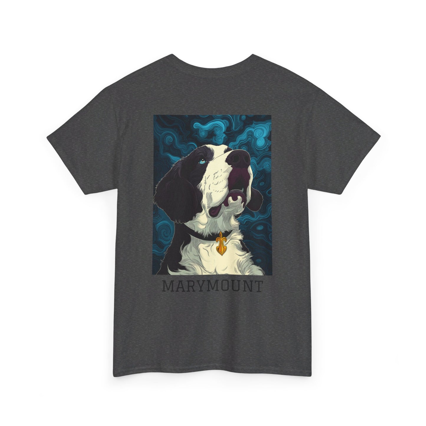 Marymount 01B - Unisex Heavy Cotton Tee - Image on the Back