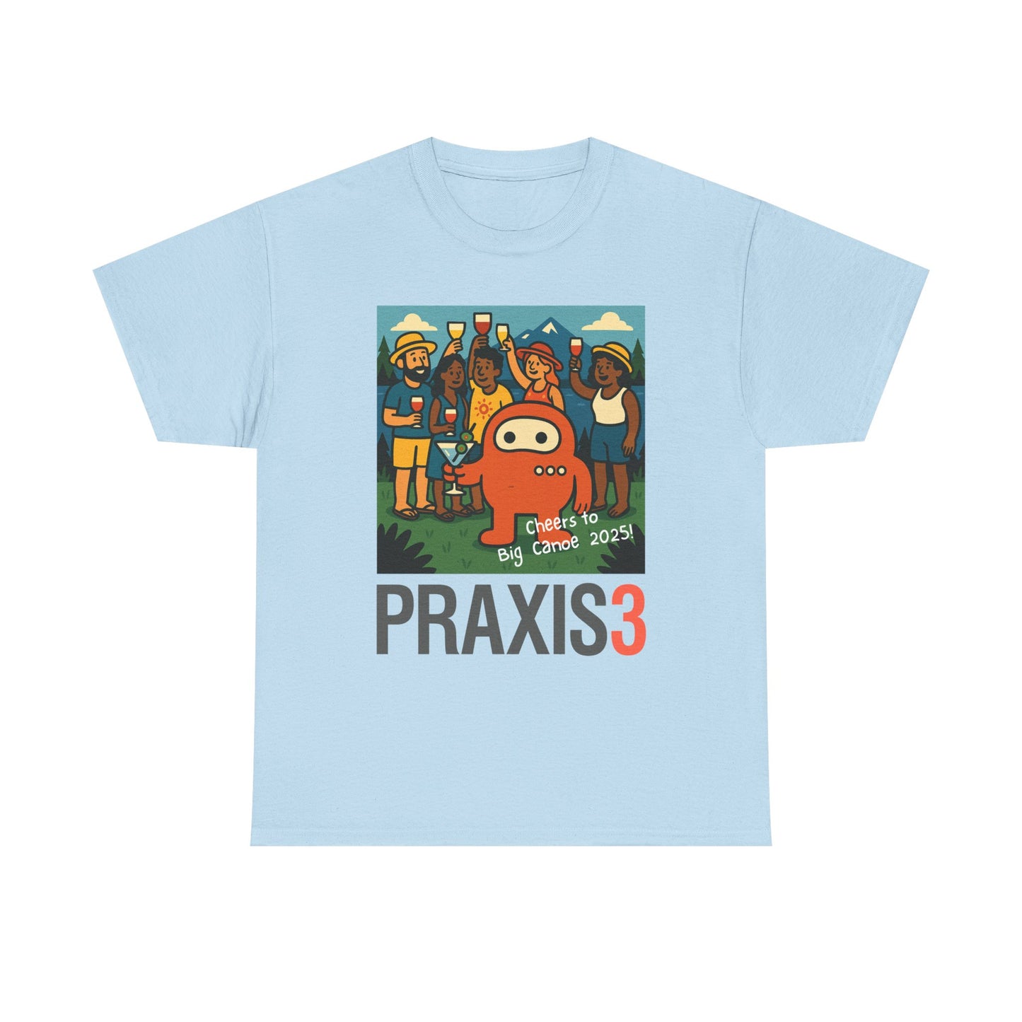P3 Big Canoe 2025 - Design 2 - Cheers to Praxi