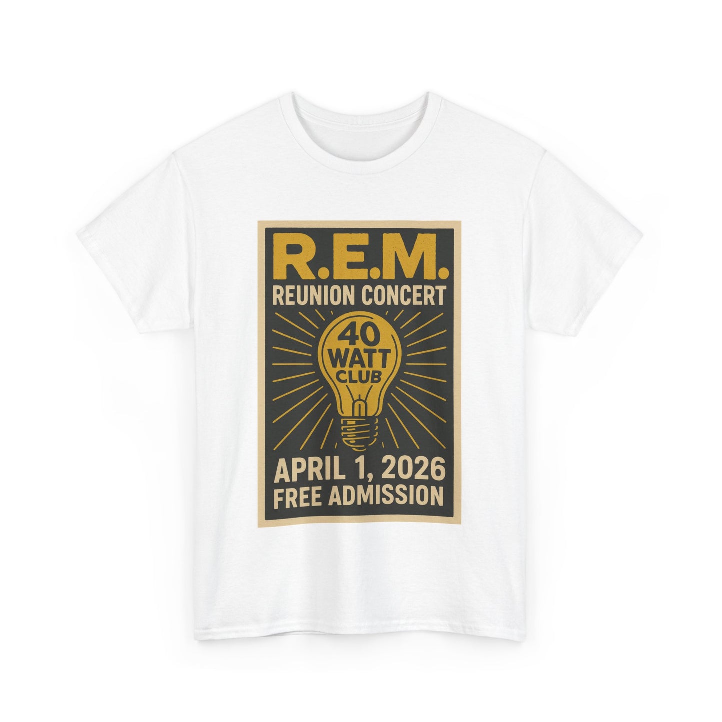 R.E.M. Reunion Concert Shirt v2