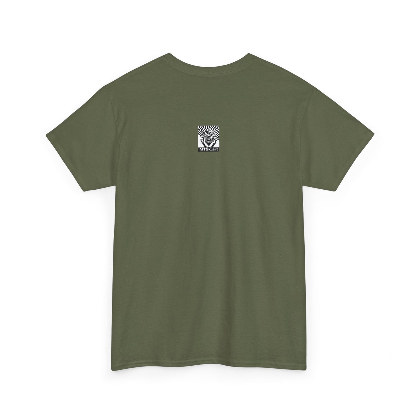 Texas Tech 01F - Unisex Heavy Cotton Tee - Image on the Front