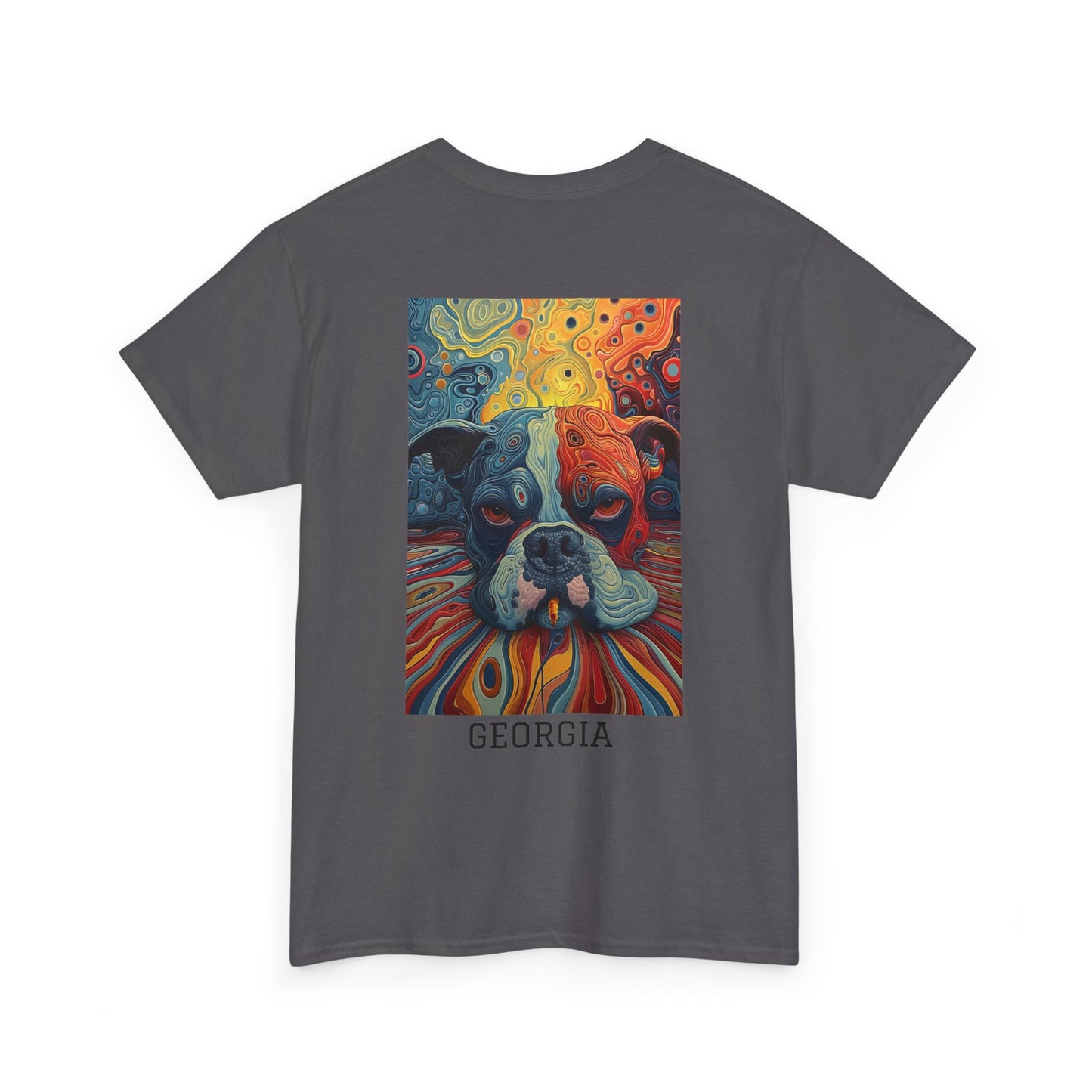 Georgia 03B - Unisex Heavy Cotton Tee - Image on the Back