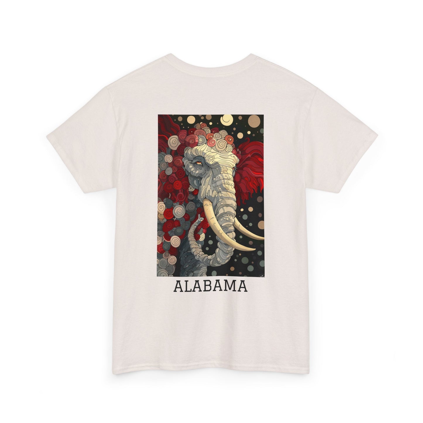 Alabama 01B - Unisex Heavy Cotton Tee - Image on the Back