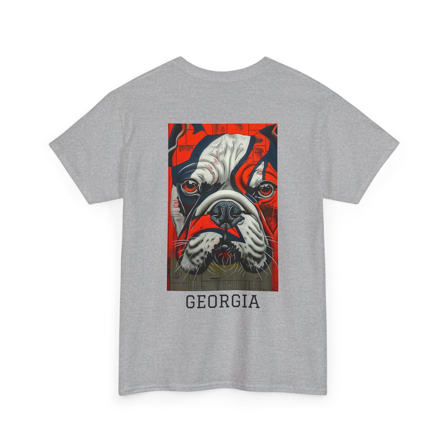 Georgia 01B - Unisex Heavy Cotton Tee - Image on the Back