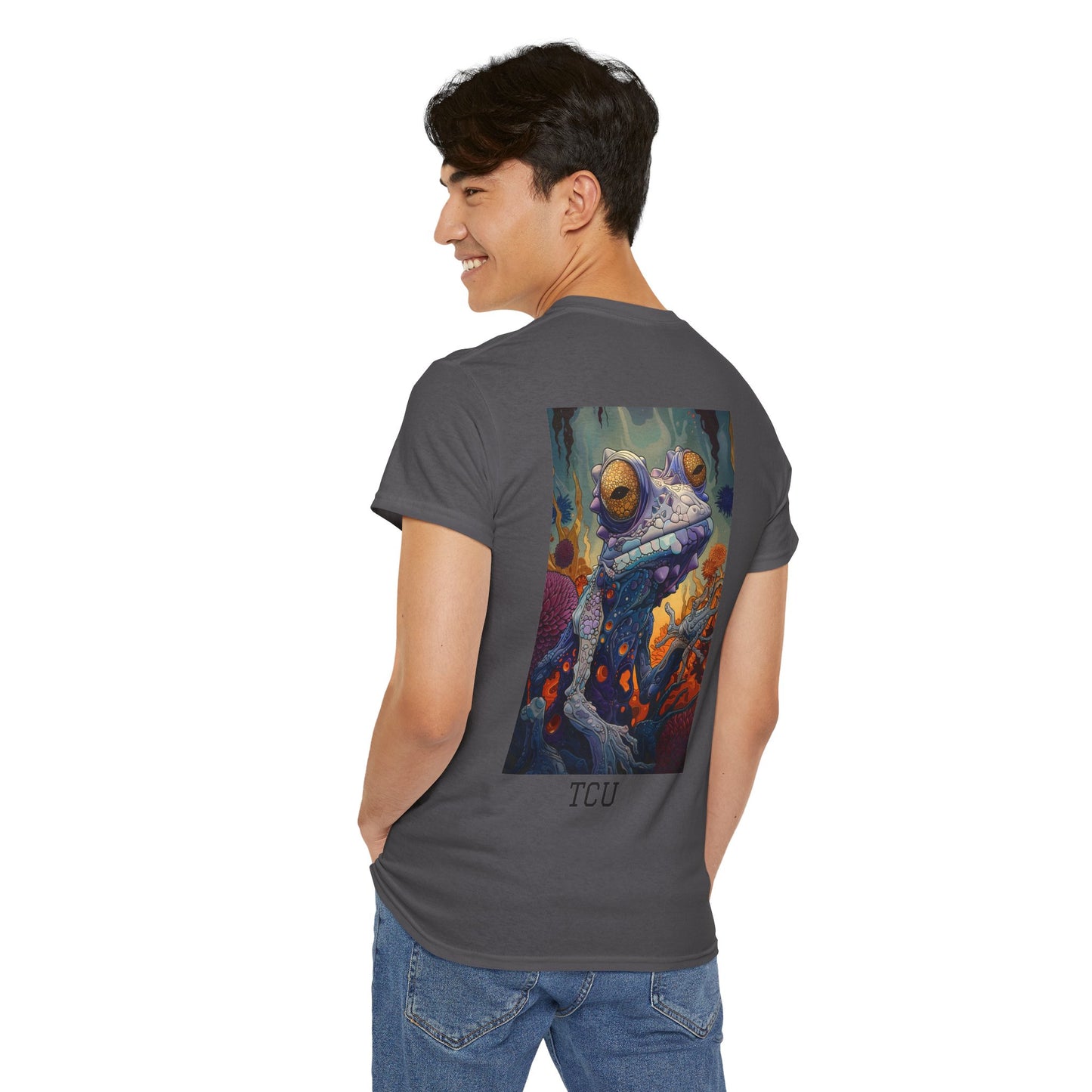 TCU 01B - Unisex Heavy Cotton Tee - Image on the Back